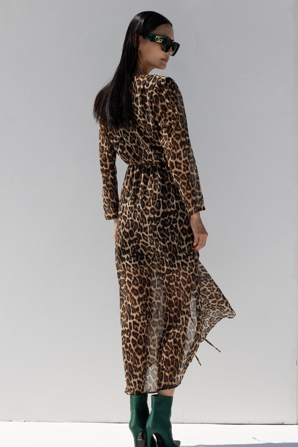 Erato Leopard Dress - Mallory The Label