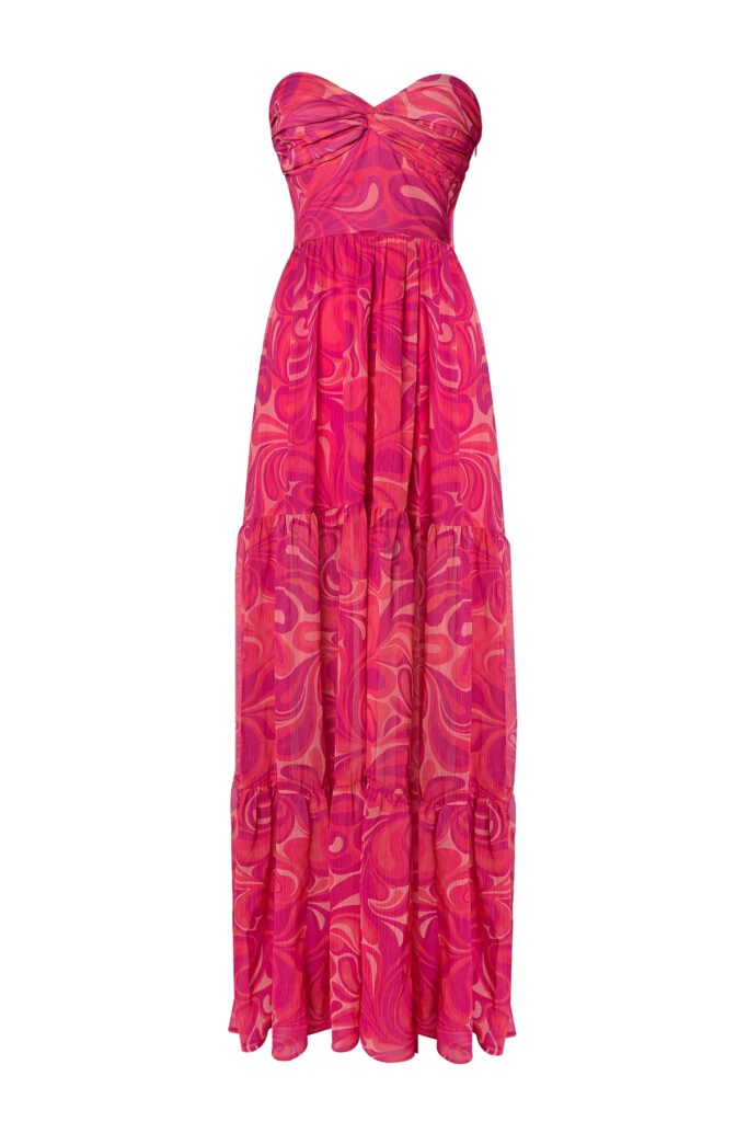 Yesenia Fuchsia Dress - Mallory The Label