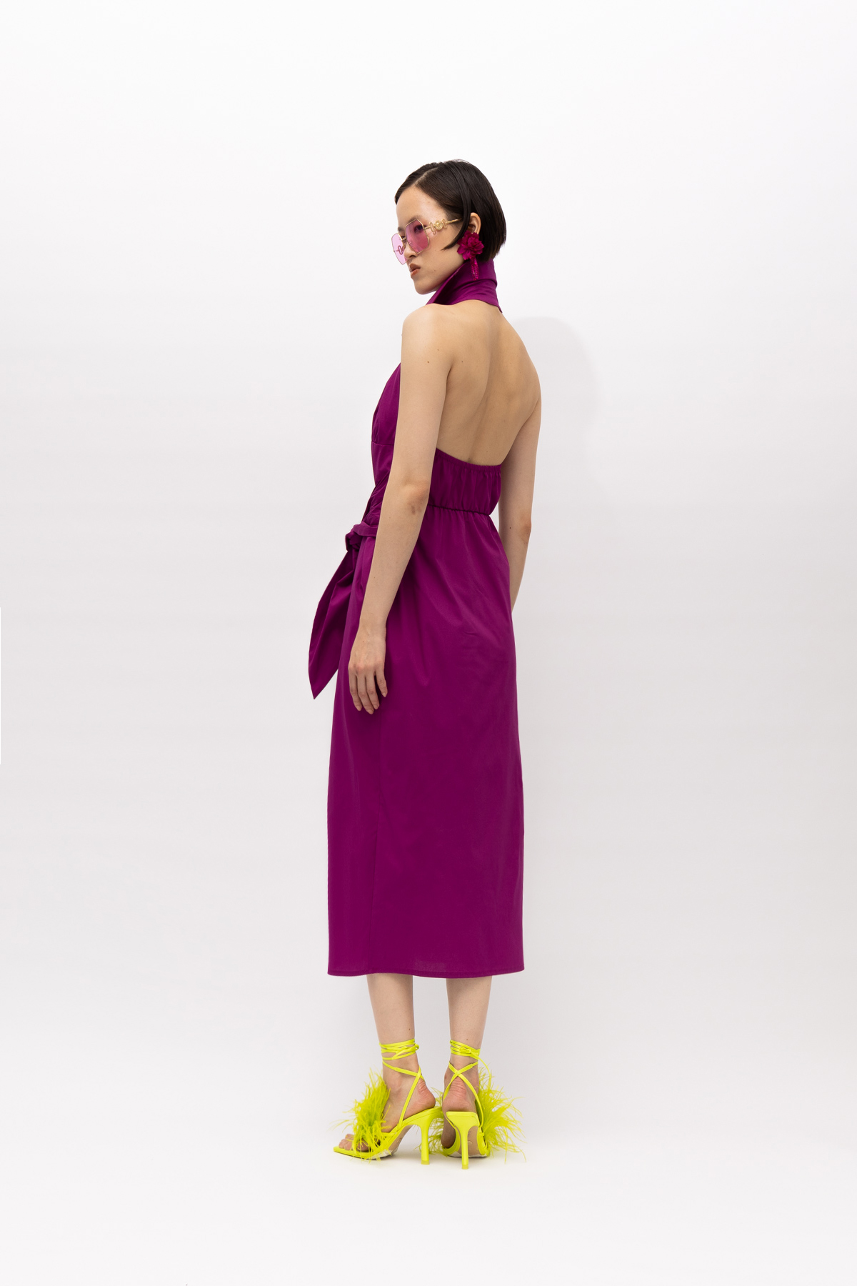 Gorgon Purple Dress - Mallory The Label