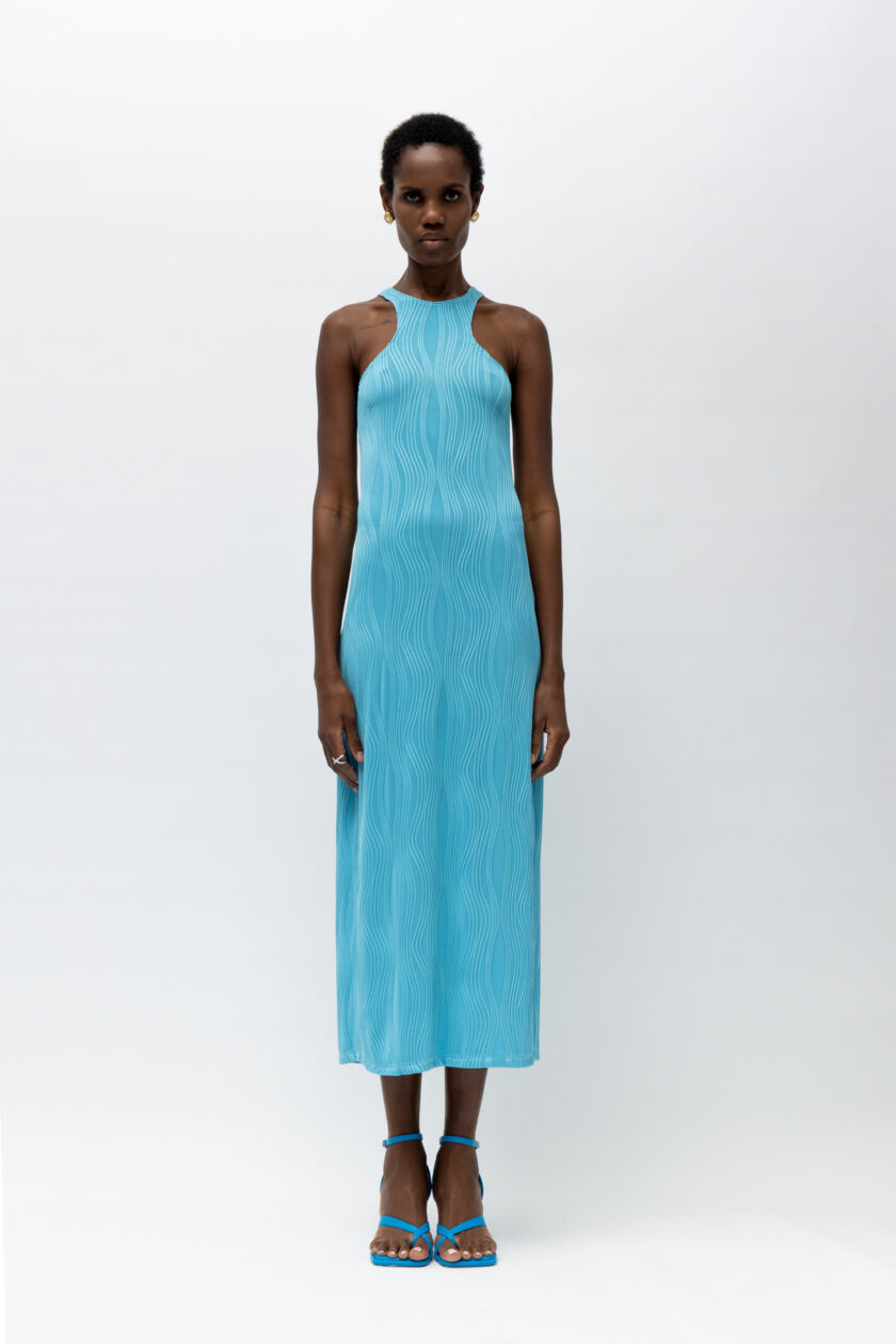 Kyma Blue Dress - Mallory The Label
