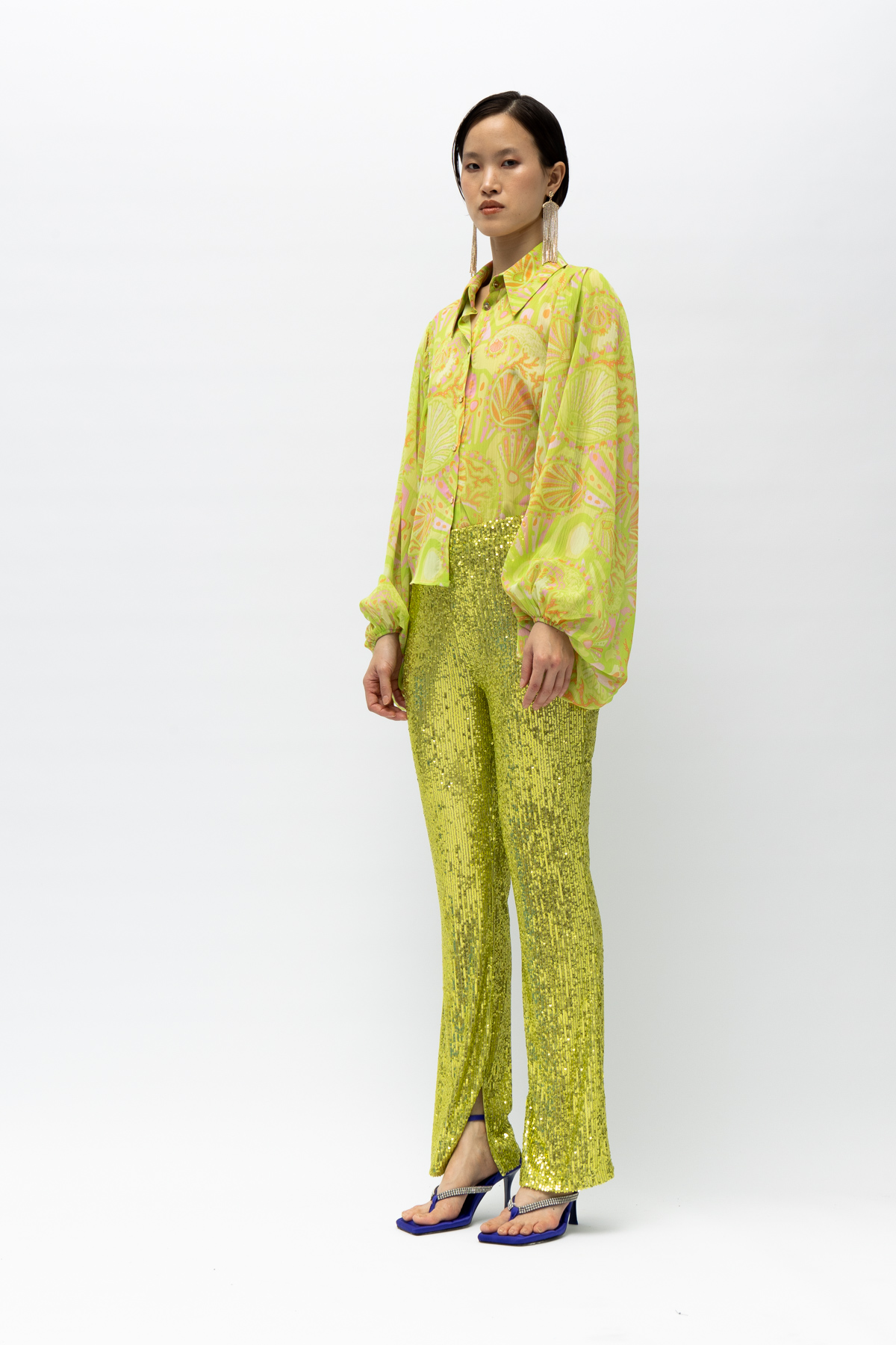 Cielo Lime Pants - Mallory The Label