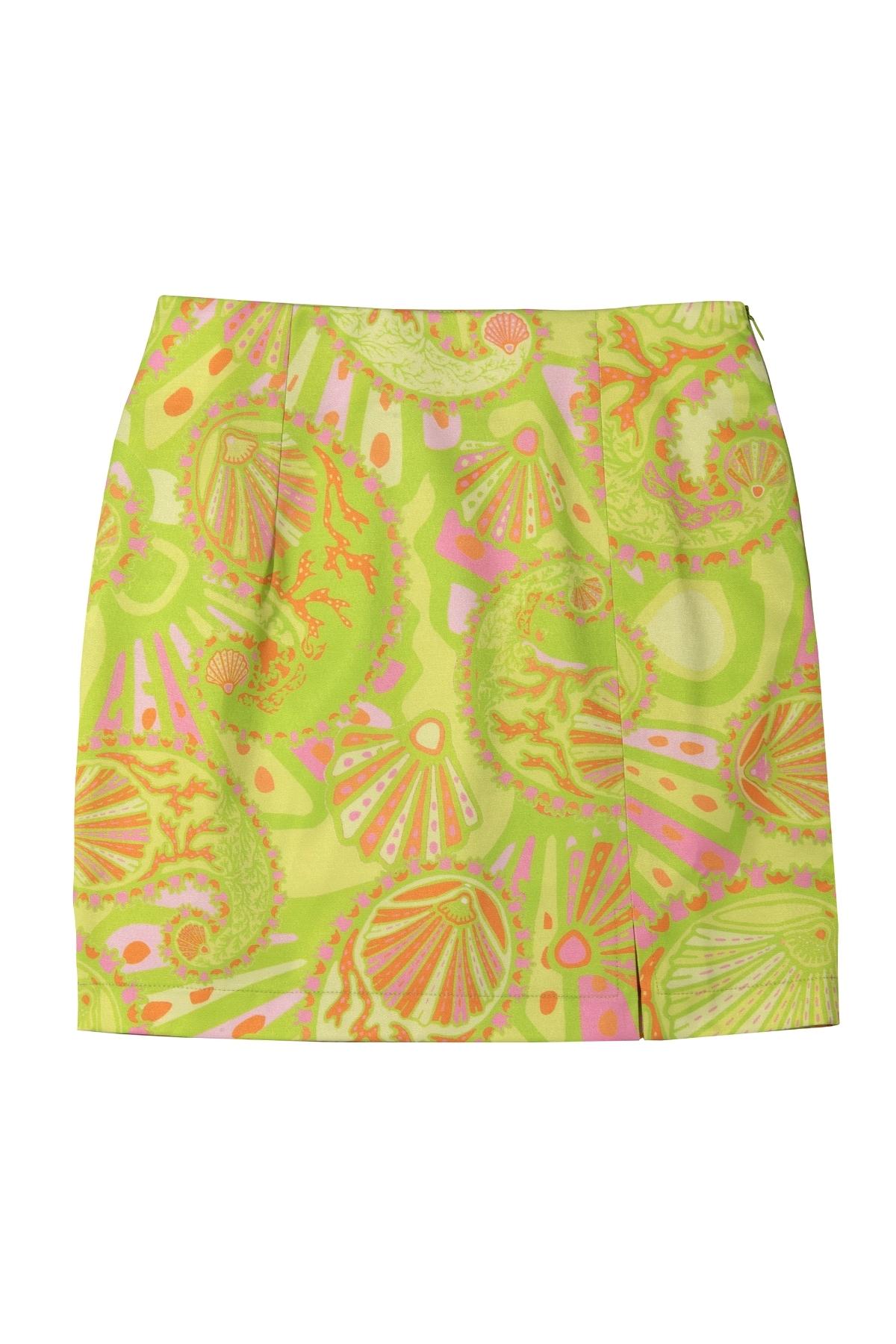 Moana Lime Skirt - Mallory The Label