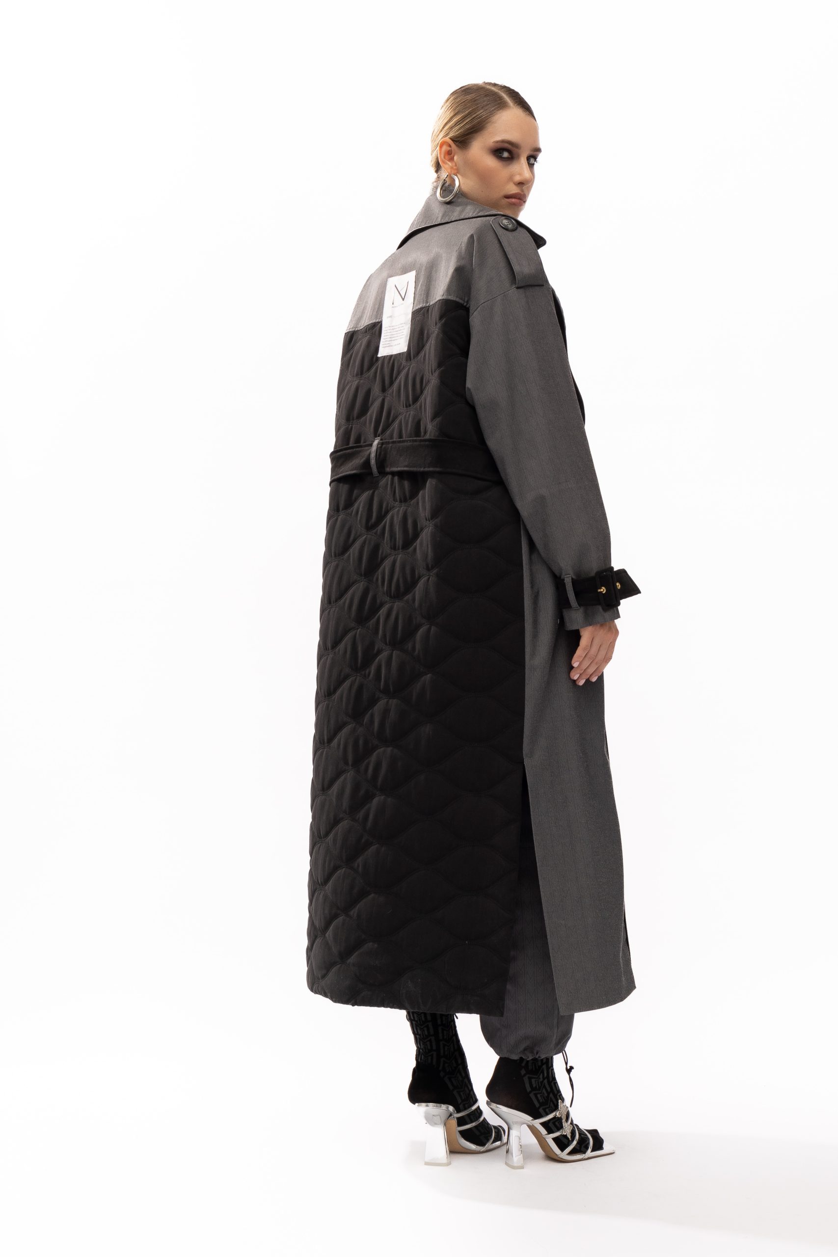 Downtown Grey Trenchcoat - Mallory The Label